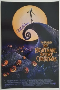 Catherine O'Hara Signed The Nightmare Before Christmas 12x18 Movie Poster RAD - Picture 1 of 1