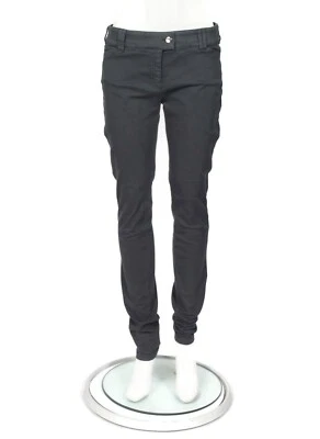 Balenciaga Women's Jeans Gray Denim Pants size 44 skinny straight cotton - 449 - Image 1 of 4