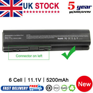 5200mAh Laptop Battery for HP G70 DV4 HDX16 Series HSTNN-UB72 HSTNN-IB72 UK