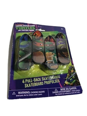 Monopatines Nickelodeon Teenage Mutant Ninja Turtles 4 Pull Back únicos sin abrir Foto 1 de 4