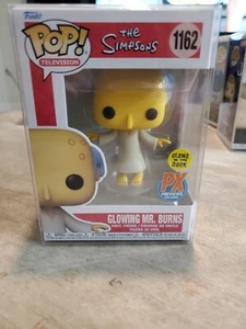 Funko POP! TV Shows The Simpsons Glowing Mr. Burns (#1162) w/Protector - Picture 1 of 5