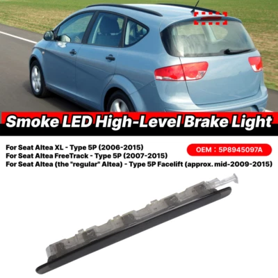 3. Luz de freno luz trasera negra tercera luz de freno para Seat ALtea 2006-2015 Foto 1 de 4