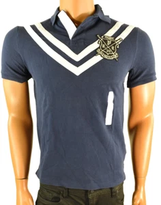 Polo Ralph Lauren Herren Rugby Poloshirt XXL Navy Blau Custom Slim Fit - Bild 1 von 4