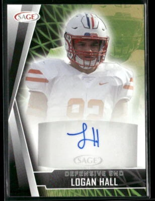 2022 SAGE Logan Hall #A-LH Auto RC Houston Cougars - Image 1 of 2