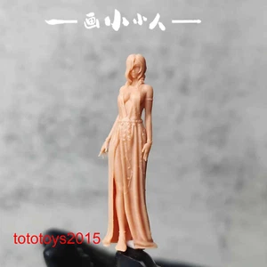 1/64 1/87 1/43 Sexy Vestido Largo Niña Escena Miniaturas Figuras Muñeca Para Coches Modelo - Imagen 1 de 4
