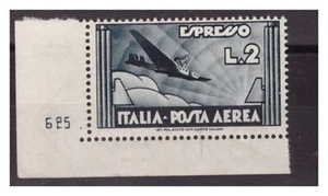 REGNO 1934 - ESPRESSO AEREO LIRE 2 - NUMERO DI TAVOLA NUOVO ** MNH - Imagen 1 de 1