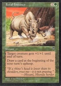 2X FERAL INSTINCT VISIONS MTG MAGIC MP X2 (yourdeckbuilder) - Picture 1 of 1