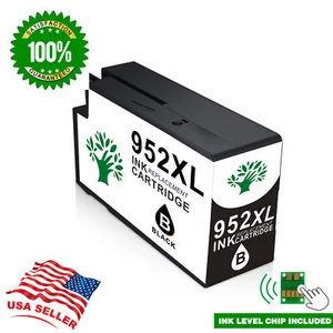 1x 952XL BLACK Ink Compatible For HP OfficeJet Pro 7720 7740 8210 8216 8702 8710 - Picture 1 of 6