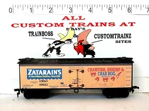 HO SCALE CUSTOM LETTERED ZATARAINS SEAFOOD SEASONING REEFER. AVAIL IN O SCALE - Picture 1 of 13