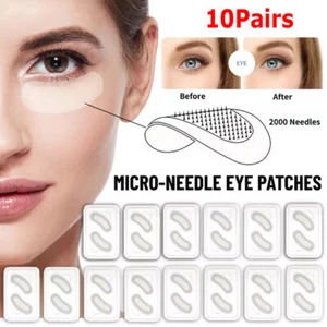 Hyaluronic Acid Microneedle Eye Patches for Anti Wrinkle,Fine Lines Moisturizing - Picture 1 of 22