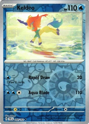 Keldeo Uncommon Reverse Holo SV05: Temporal Forces 044/162 NM - Image 1 of 2