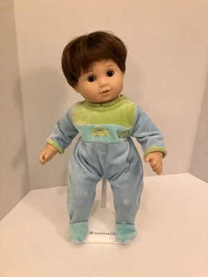 USED Bitty Baby Boy Brown Hair & Eyes American Girl Doll With AG brand Clothes - Image 1 of 4