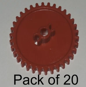 (20) K'NEX GEARS Red 55mm 2 1/4" Gear KNEX Bulk Replacement Parts/Pieces Lot - Picture 1 of 2