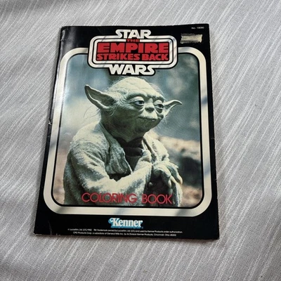 LIBRO PARA COLOREAR VINTAGE 1982 STAR WARS IMPIRE STRIKES BACK Kenner YODA sin usar Foto 1 de 4