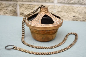 Censiere a catena singola in bronzo usato, Thurible, 37 1/2" ht. (CU879) Calice Co. - Foto 1 di 11