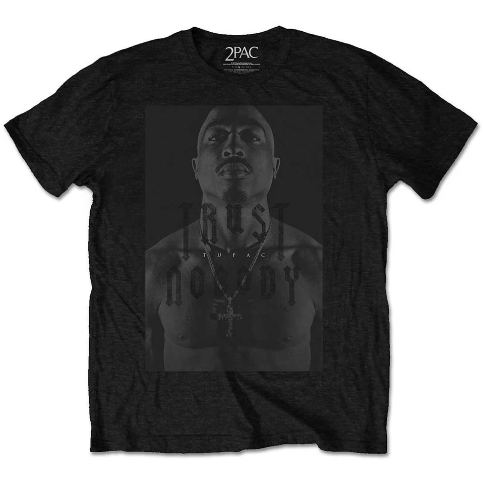 Men's Tupac Trust No One T-shirt X-Large Black - Image 1 of 1