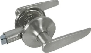 Global Link RV Interior Non-Locking Passage Leverset, Brushed Satin Nickel - Bild 1 von 2