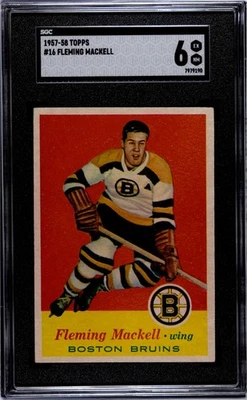 1957-58 Topps - Fleming MacKell #16 SGC 6 - Image 1 of 2