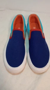 Aldi Gear Multicolor Canvas Slip-On Shoe Flats Size 8 Aldi Logo Fall 2023 - Picture 1 of 10
