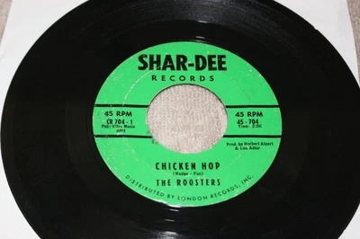 THE ROOSTERS-"THE CHICKEN HOP" RARE R&R INSTRUMENTAL 45, SHAR-DEE 45-704, 1959, - Image 1 of 2