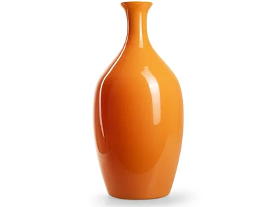Flaschenvase 'Tinkles' H48 D23 cm ORANGE Blumenvase Glasvase Dekoglas Dekovase - Bild 1 von 2