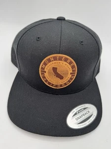 Snap Back Hat Trucker Monterey California Fisherman’s Wharf New Yupoong - Picture 1 of 9