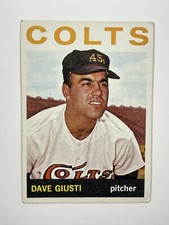 1964 Topps Baseball Card #354 Dave Giusti Houston Colt .45s Pitcher, VG-EX