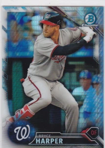BRYCE HARPER Bowman Cromo RARO REFRACTOR Tarjeta de Inserto 2016 CONVENCIÓN NACIONAL - Imagen 1 de 2