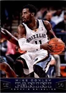 2013-14 Panini Memphis Grizzlies Basketball Card #36 Mike Conley