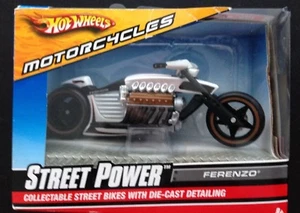 Hot Wheels STREET POWER 1/18 Diecast Motorcycle/Bike: FERENZO (#N4258; 2008). - Picture 1 of 6