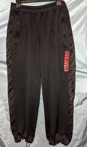 Nike Stanford Cardinals Sweatpants Mens Black  DriFit Ankle Cinch Size-M 30x30 Cover