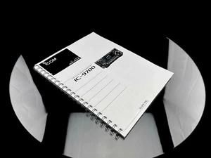 Icom IC-9700 Instruction Manual Transceiver User Guide COIL BOUND -100 Pages - Zdjęcie 1 z 4