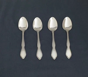ONEIDA CREPÚSCULO inoxidable, 4 cucharaditas, ¡brillante y bruñido! LotAb2 - Imagen 1 de 2