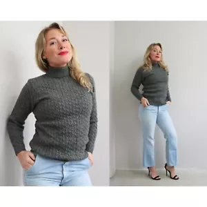 1960's Deadstock Vintage Saks Fifth Avenue Cable Knit Sweater ~ Women's XS to SM - Picture 1 of 8