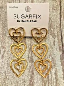 SUGARFIX by BaubleBar Stacked Heart Ohrhänger - Bild 1 von 3