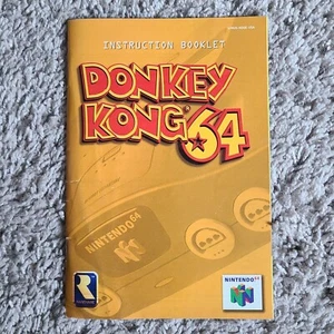 Donkey Kong 64 Nintendo 64 N64 Instruction Manual Booklet Only - Bild 1 von 2