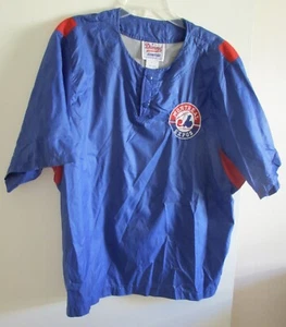 Vtg 1990 Montreal Expos Starter Diamond Collection Adult MLB Short Sleeve Jacket - Picture 1 of 3
