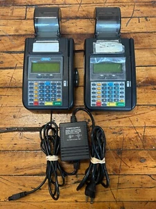 Hypercom T7Plus Credit Card Machine Reader Terminal Lot of 2 Good For Parts - Picture 1 of 23