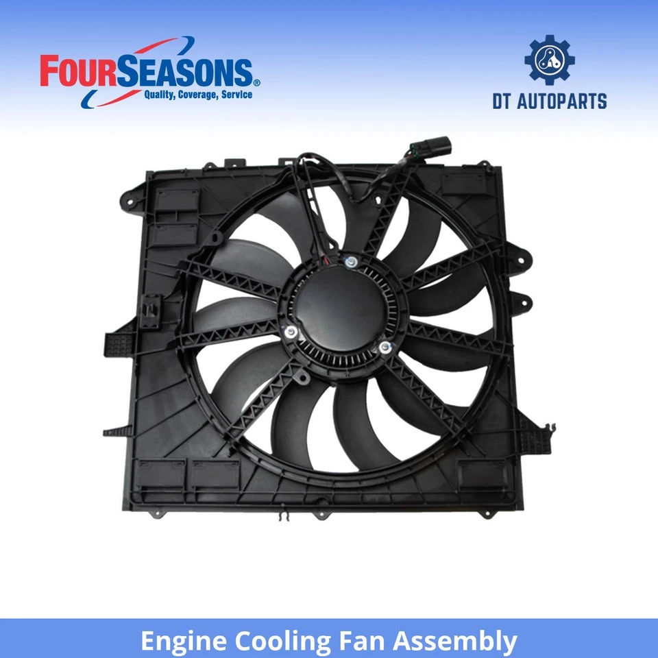 For 2019 Cadillac ATS 3.6L V6 Engine Cooling Fan Assembly 4 Seasons - Image 1 of 3