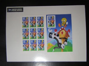 Sylvester and Tweety Vintage 1997 Postage Stamps (USPS Sealed/Mint NH) - Picture 1 of 1