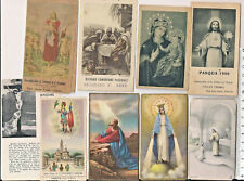 Lotto di 9 antichi santini del 1940 - holy card
