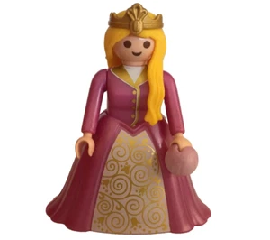 Playmobil Prinzessin mit rosa Kleid goldene Krone & rosa Schale - C20 - Bild 1 von 4