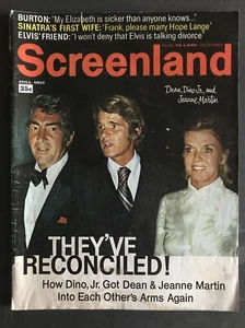 SCREENLAND MAGAZINE-DECEMBER 1970-DEAN/JEAN MARTIN-RICHARD BURTON-FRANK SINATRA - Picture 1 of 3