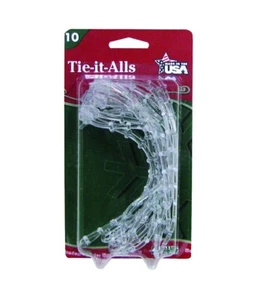 Adams 8710-06-1040 flexible Tie-It-All, 12", transparente - Imagen 1 de 3