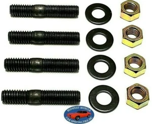 GM Holley Edelbrock Carter Carburetor Engine Intake Manifold 5/16x1-3/4 Studs QP - Picture 1 of 8