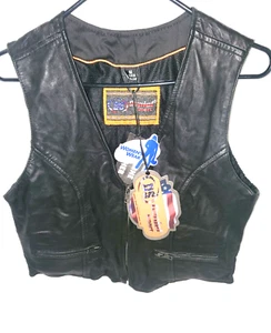 Daniel Smart Women's Motorcycle Vest-Medium New With Tags Slight Scratch On Back - Picture 1 of 7