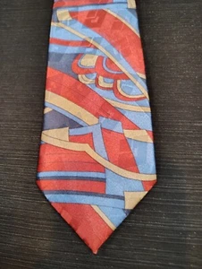 Vintage, Guy Laroche, Men's, Classic, Tie, Made In USA, Geometric, 55" - Picture 1 of 6