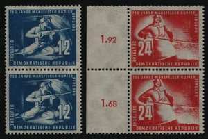 RDA 1950 - Mi-Nr. 273-274 ** - MNH - Par - vertical - Imagen 1 de 2