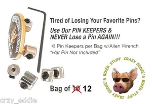 2 CONFEZIONI PIN SAVER KEEPERS NON PERDERE MAI PIÙ LA TUA SPILLA HARLEY *SPEDIZIONE GRATUITA USA* - Foto 1 di 3