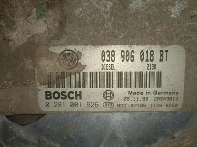 038906018BT centralina motore per SEAT TOLEDO II (1M2) 1.9 TDI 1998 5326326 - Immagine 1 di 4